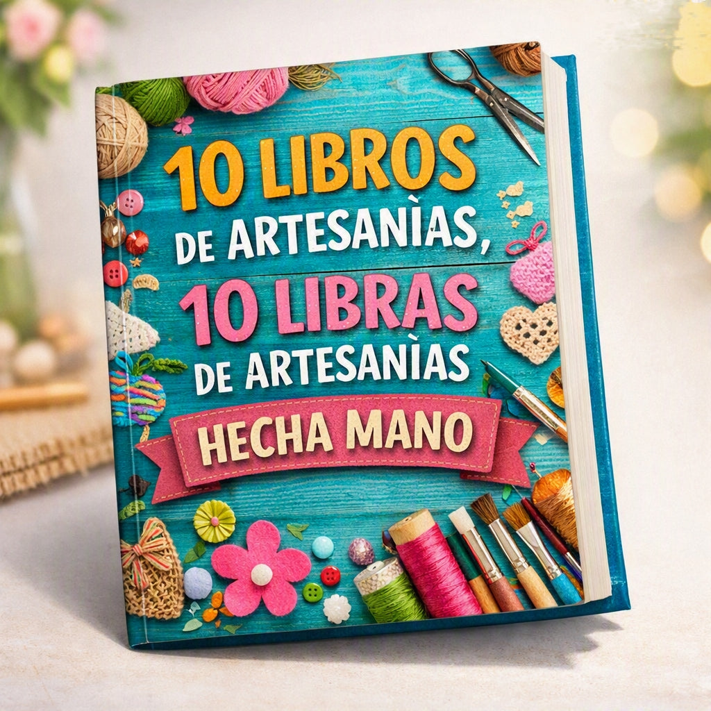 ✨📚 Pack de 10 libros de artesanía 🎨🧵